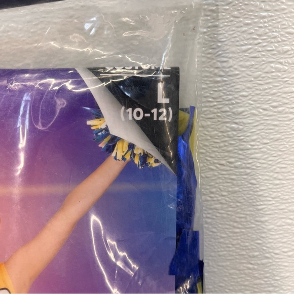 NWT Blue Cheerleader Costume - Child SIZE L(10-12) - Picture 8 of 12